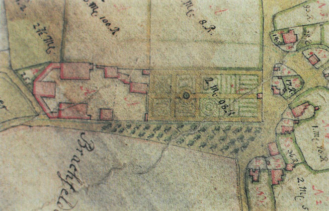 Plan von Geitel 1761 (Archiv von Grone)