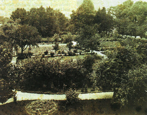 Garten um 1880 (Archiv von Grone)