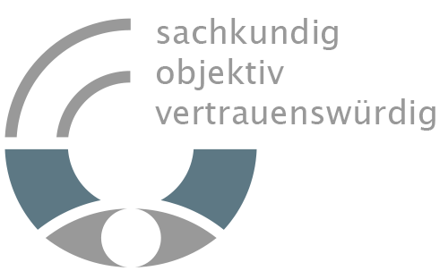 Sachverstaendigenbuero Logo, sachkundig, objektiv, vertrauenwürdig